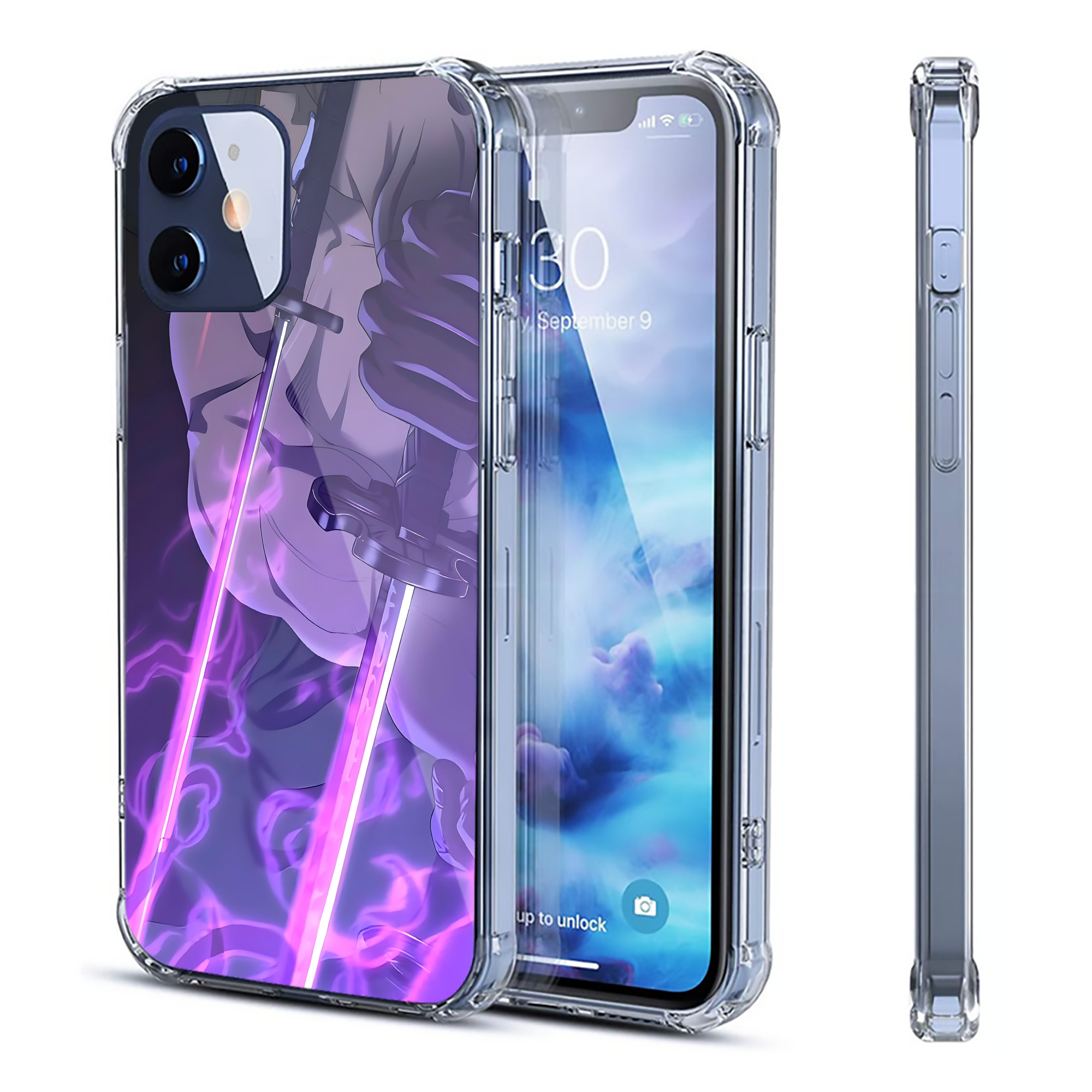 （画像用） ワンピース ONE PIECE 【iPhone 12シリーズ対応】透明スマホケース（クリアソフトケース）